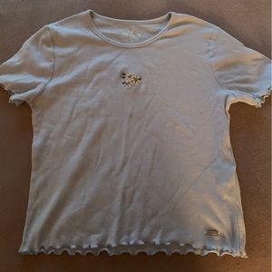 HOLLISTER baby blue tee